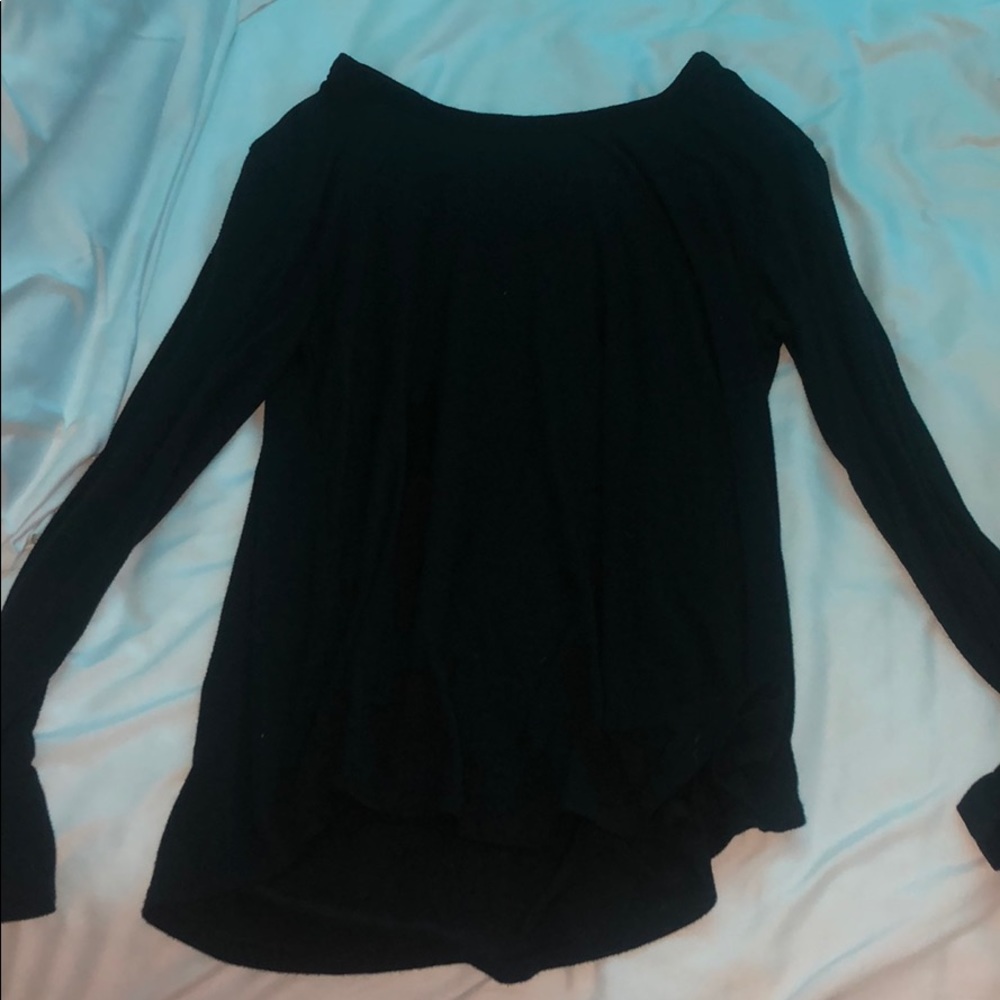 Black loose long sleeve